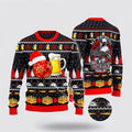 FUNSTUFFPRINT Bowling And Beer Lovers Gift Ugly Christmas Sweater – Christmas Gift For Bowling Enthusiasts Ugly Sweater