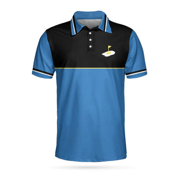 Breakfast Ball Short Sleeve Golf Polo Shirt, Steak Golf Hole And Flag Polo Shirt, Best Golf Shirt For Men