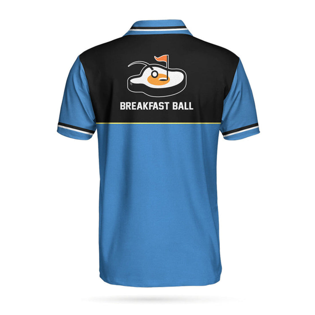 Breakfast Ball Short Sleeve Golf Polo Shirt, Steak Golf Hole And Flag Polo Shirt, Best Golf Shirt For Men