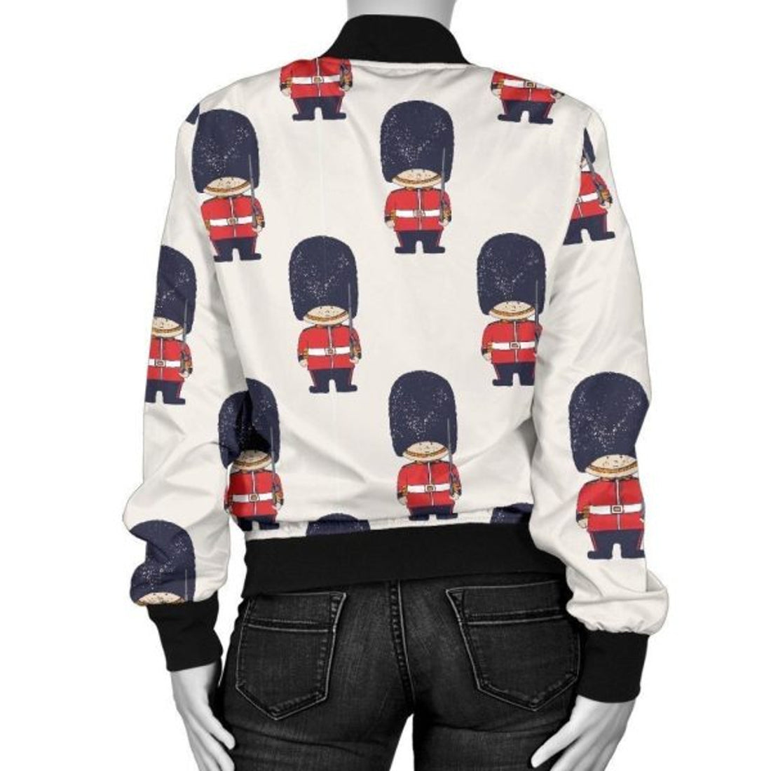 FUNSTUFFPRINT British Army Pattern Print Women Casual 3D Bomber Jacket