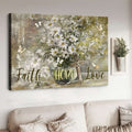 Butterfly Flower, Faith Hope Love, Poster Decor Poster and Canvas