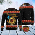 FUNSTUFFPRINT Butterfly Sunshine Ugly Christmas Sweater, Christmas Sweater, Ugly Sweater, Funny Xmas Sweaters Ugly Sweater
