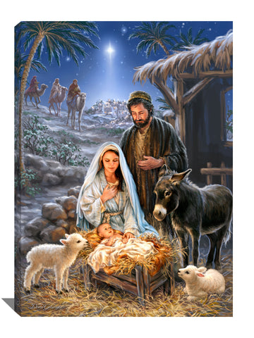 A Savior is Born Canvas Wall Art