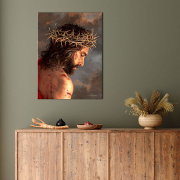 Crown of Thorns Canvas Wall Art