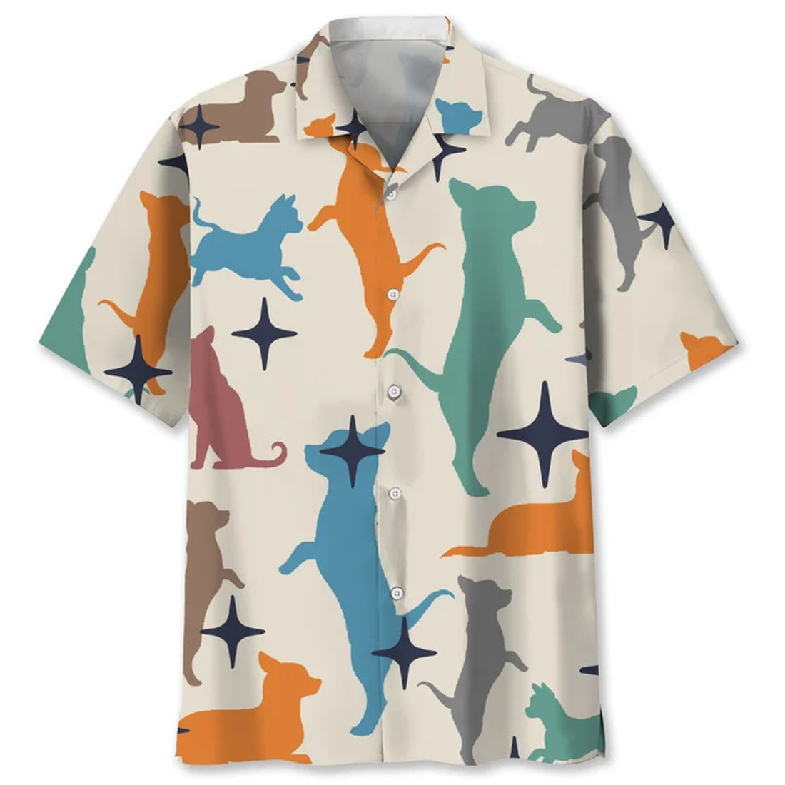 Chiahuahua vintage Hawaiian Shirt, Hawaiian shirt for men, Summer gift for Dog lovers