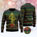 FUNSTUFFPRINT Cactus Christmas Ugly Christmas Sweater, Christmas Sweater, Ugly Sweater, Funny Xmas Sweaters Ugly Sweater