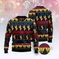 FUNSTUFFPRINT Cactus Group Pattern Ugly Christmas Sweater, Christmas Sweater, Ugly Sweater, Funny Xmas Sweaters Ugly Sweater