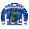 FUNSTUFFPRINT Cactus Prickly and Lit Ugly Christmas Sweater, Christmas Sweater, Ugly Sweater, Funny Xmas Sweaters Ugly Sweater
