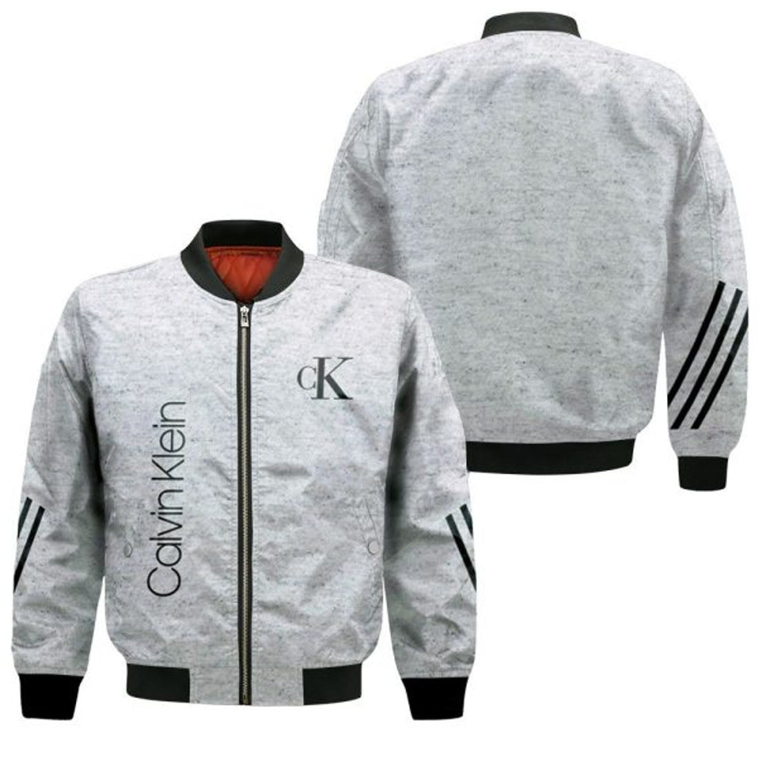 FUNSTUFFPRINT Calvin Klein Three Stripes 3D Bomber Jacket