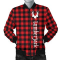 FUNSTUFFPRINT Canada Men's Bomber Jacket - Canada Day 2021 Lumberjack Buffalo Plaid 3D Bomber Jacket