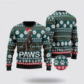 FUNSTUFFPRINT Cane Corso Santa Printed Christmas Ugly Sweater - Pet Lover Christmas Sweater Ugly Sweater