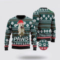 FUNSTUFFPRINT Cardigan Welsh Corgi Santa Printed Ugly Christmas Sweater For Men And Women, Gift For Christmas, Best Winter Christmas Outfit Ugly  Sweater