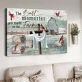 Cardinal Bird, The Best Memories Are Made On The Farm, God Cross Poster and Canvas