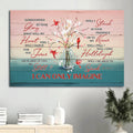 Cardinal Baby Flower Vase I Can Only Imagine Canvas Wall Art - Christian Wall Decor