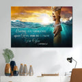 Casting All Your Care Upon Him 1 Peter 57 Kjv Canvas Print, Bible Verse Wall Art - Religious Wall Decor