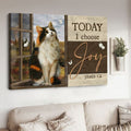 Cat Lover, Today I Choose Joy, Poster Decor, Window Poster Poster and Canvas