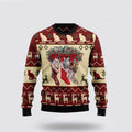 FUNSTUFFPRINT Cat And Sock Xmas Ugly Christmas Sweater For Men And Women, Best Gift For Christmas, Christmas Fashion Winter Ugly  Sweater