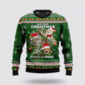 FUNSTUFFPRINT Cat, Christmas Be Meowy & Bright Ugly Christmas Sweater For Men And Women, Best Gift For Christmas, Christmas Fashion Winter  Ugly  Sweater