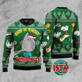 FUNSTUFFPRINT Cat Keep It Classy For Christmas Ugly Christmas Sweater, Christmas Cat Ugly Sweater, Ugly Cat Xmas Sweater Ugly Sweater