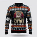 FUNSTUFFPRINT Cat Keep It Classy For Christmas Ugly Christmas Sweater For Men And Women, Best Gift For Christmas, Christmas Fashion Winter Ugly  Sweater