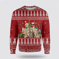 FUNSTUFFPRINT Cat Lovers Christmas Ugly Christmas Sweater – Cat Lover Christmas Sweater Ugly  Sweater