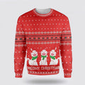 FUNSTUFFPRINT Cat Meowy Christmas Ugly Christmas Sweater For Men And Women, Best Gift For Christmas, Christmas Fashion Winter Ugly  Sweater