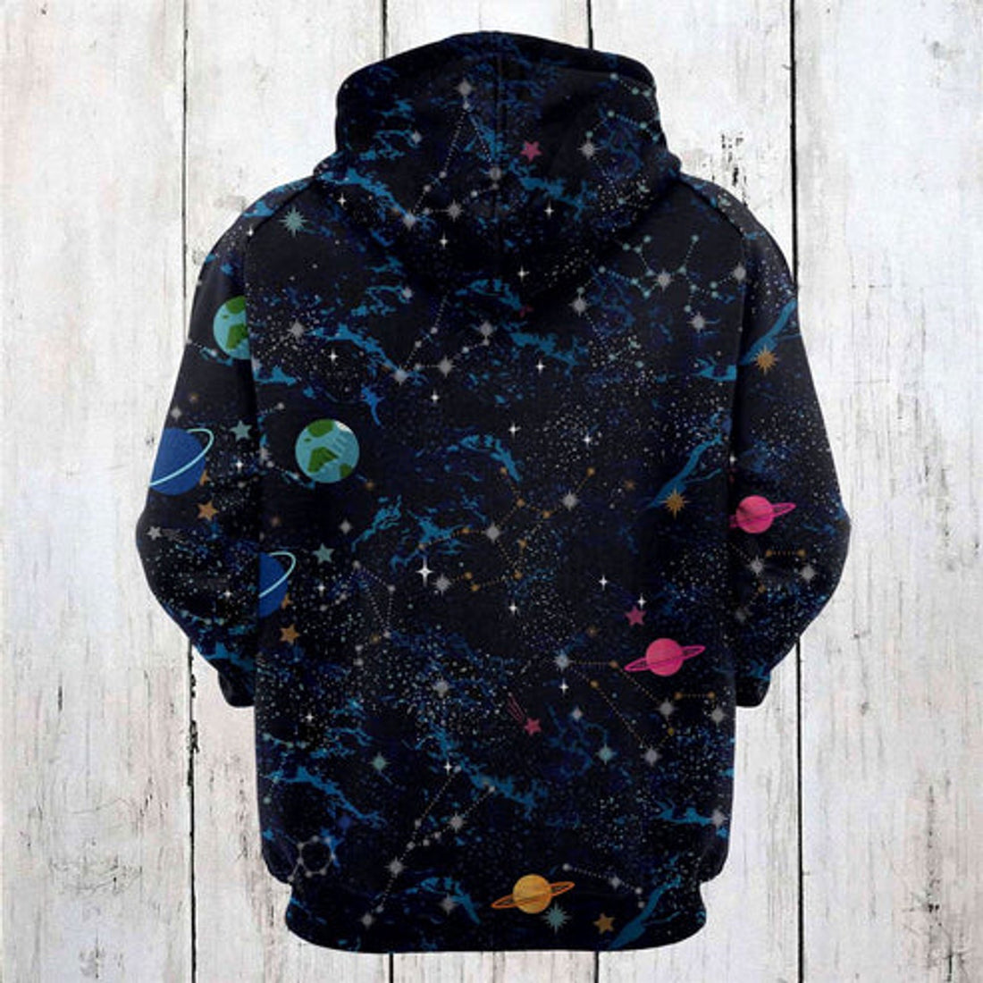 FUNSTUFFPRINT 3D Cat Space All Over 3D Hoodie and Zip Hoodie