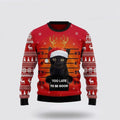 FUNSTUFFPRINT Cat Too late to be good Christmas Sweater Ugly Christmas Sweater For Men And Women, Best Gift For Christmas, Christmas Fashion Winter Ugly  Sweater