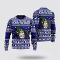 FUNSTUFFPRINT Cat Wreck The Tree Meowy Christmas Sweater Ugly Christmas Sweater For Men And Women, Best Gift For Christmas, Christmas Fashion Winter  Ugly  Sweater