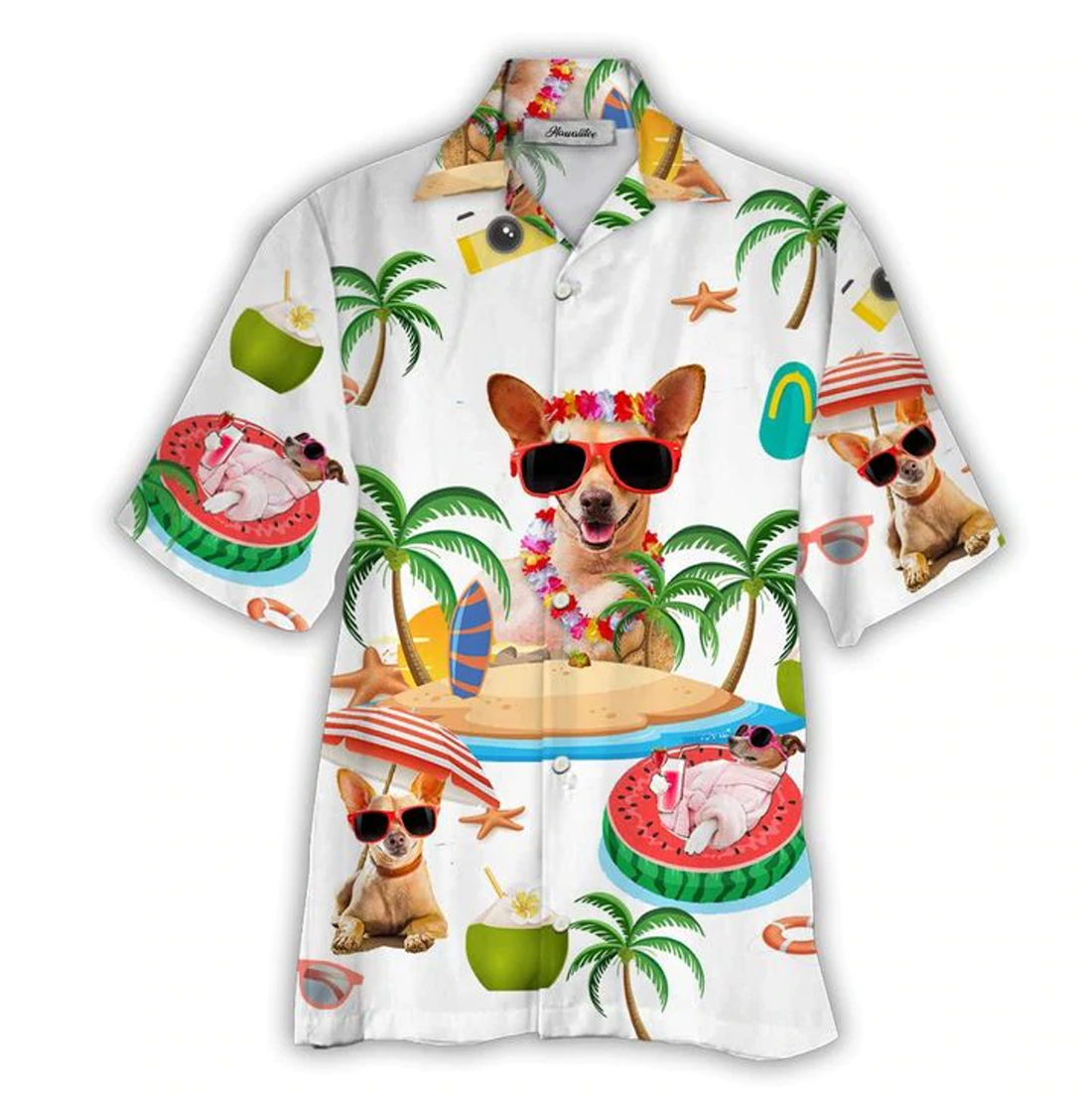Chihuahua Hawaiian Shirt For Men & Women, Gift for dog lovers