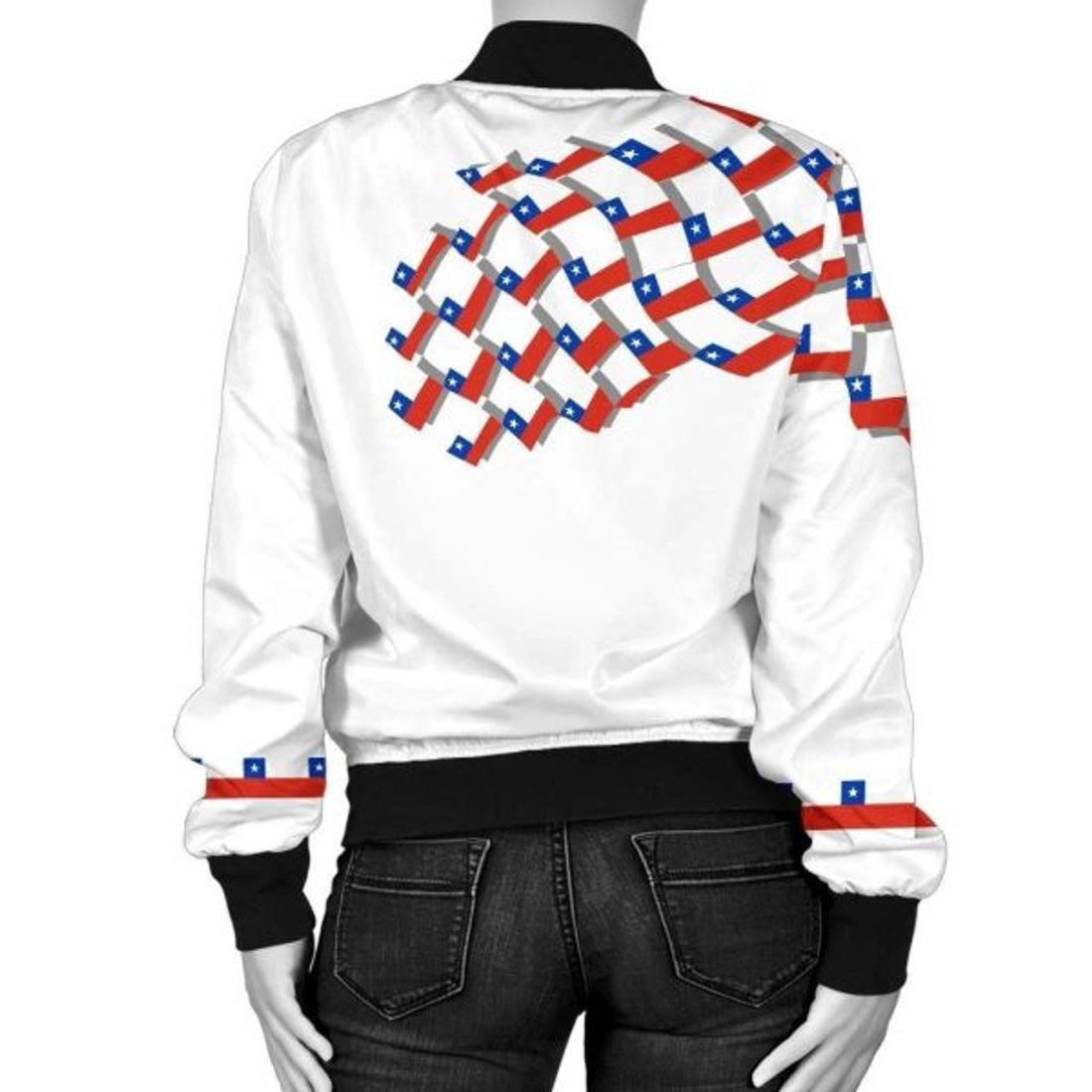 FUNSTUFFPRINT Chile Women's Bomber Jacket - Home 3D Bomber Jacket