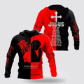 FUNSTUFFPRINT 3D Christian Jesus God Bless 3D Hoodie and Zip Hoodie
