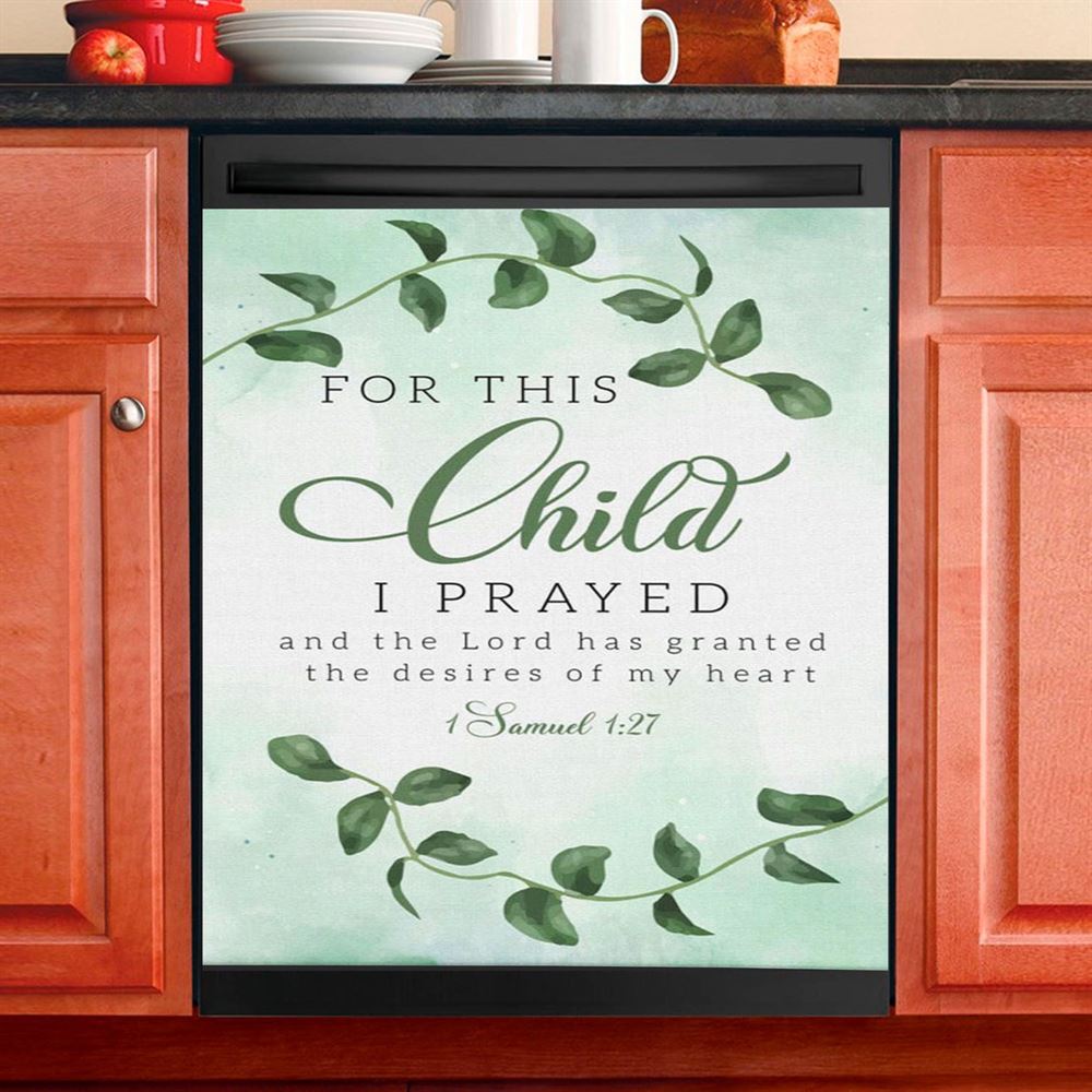 Christian Accept What Is Let Go Of What Was And Have Faith Dishwasher Cover, Bible Verse Dishwasher Magnet Cover, Scripture Kitchen Decor