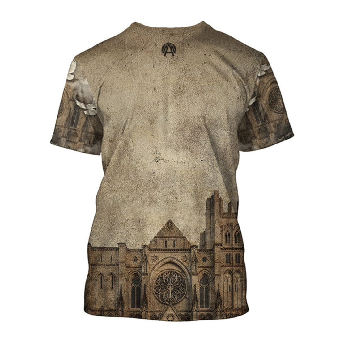 FUNSTUFFPRINT Christian Architecture God Customized Shirt - Christian 3D T-shirt