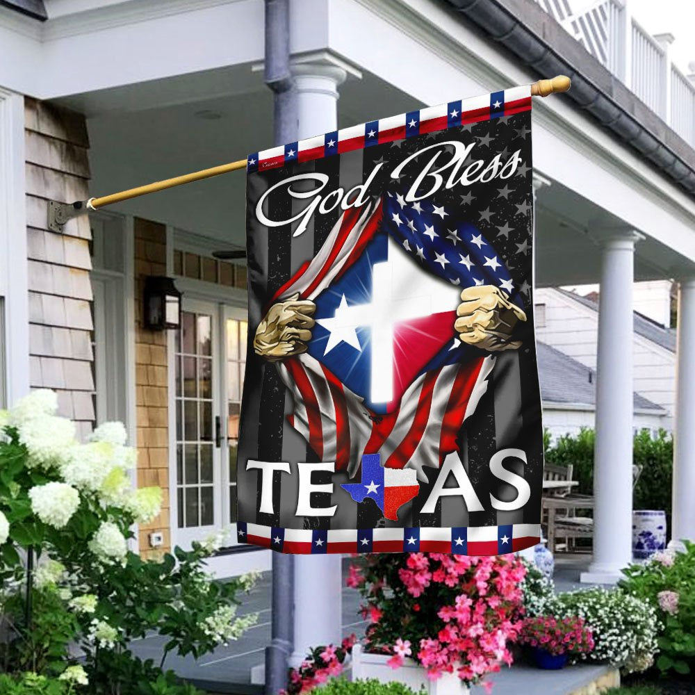 Christian Garden Flags, God Bless Texas Flag, Christian House Flags, Christian Cross Flag, Faith Flag