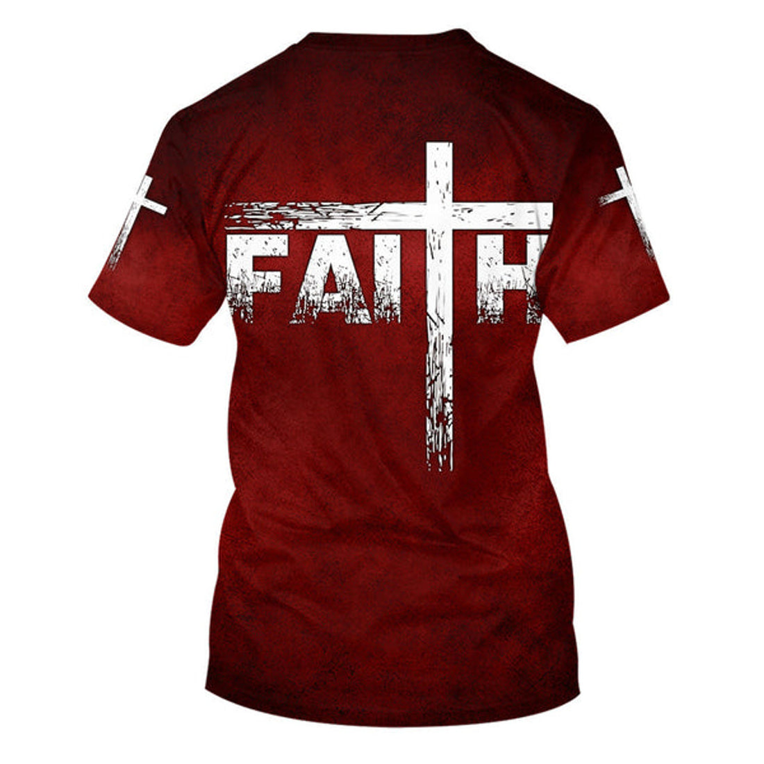 FUNSTUFFPRINT Christian Jesus Faith Cross Christian 3D T-shirt