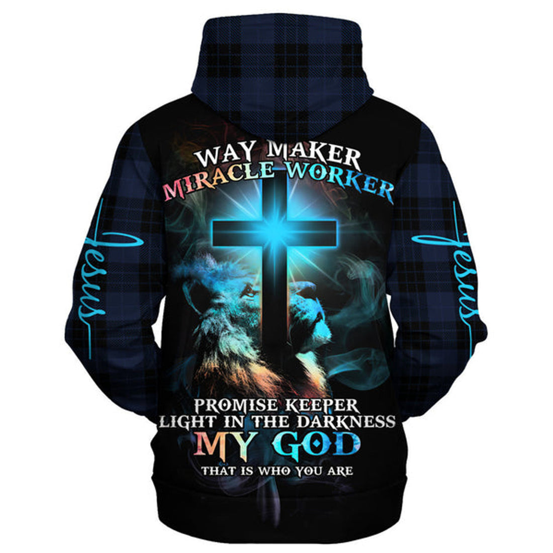 FUNSTUFFPRINT 3D Christian Jesus Lion Cross 3d Hoodies Jesus Hoodie Men & Women Christian 3D Hoodie and Zip Hoodie
