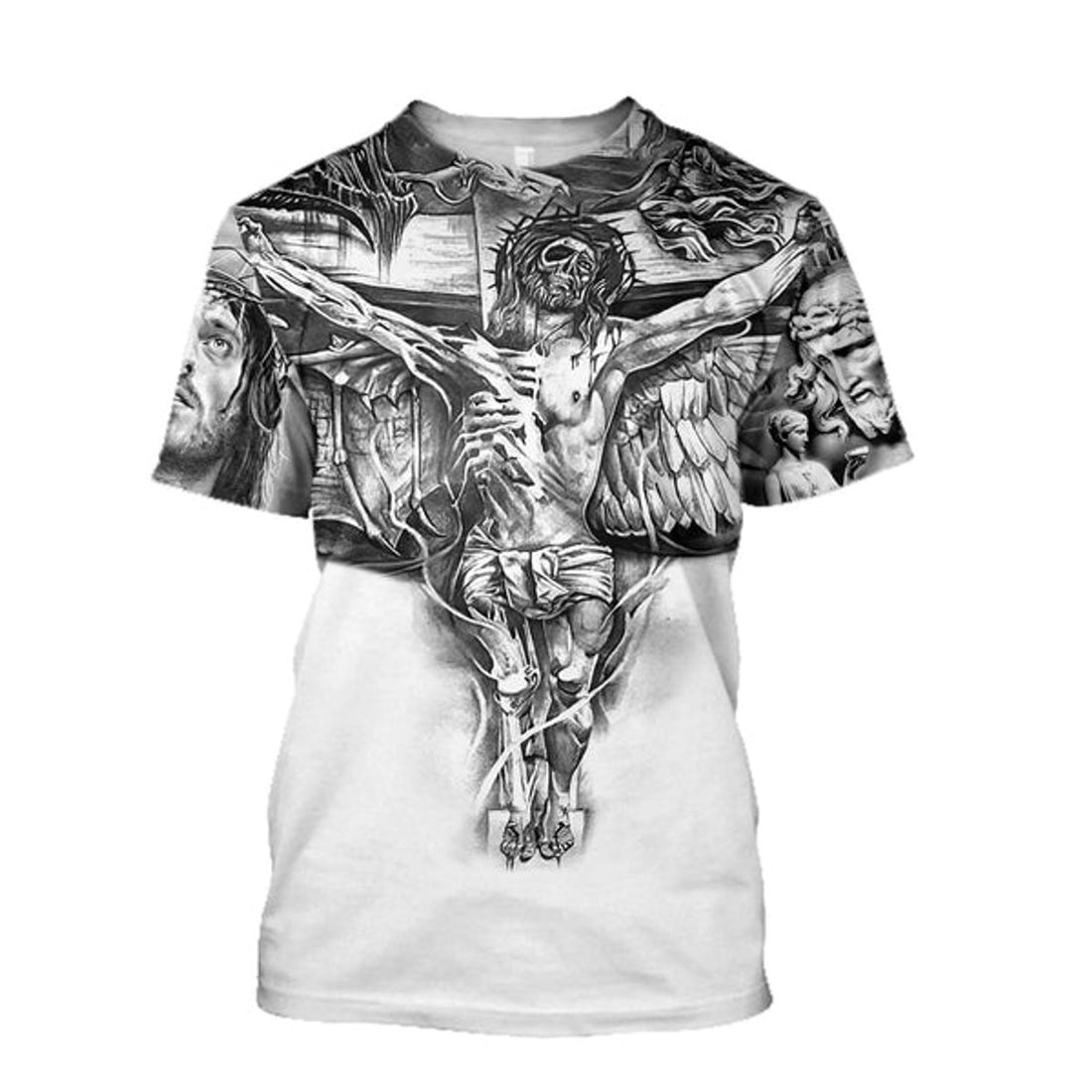 FUNSTUFFPRINT Christian Jesus Shirts - Christian 3D T-shirt