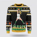 FUNSTUFFPRINT Christian Ugly Christmas Sweater, The Real MVP Jesus Ugly Christmas Sweater, Religious Christmas Sweaters Ugly  Sweater