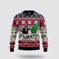 FUNSTUFFPRINT Christmas Cat What G5127 Funny Family Ugly Christmas Sweater – Cat Lover Christmas Sweater Ugly  Sweater