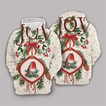 FUNSTUFFPRINT 3D Christmas Cream Amazing All Over 3D Hoodie and Zip Hoodie