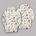 FUNSTUFFPRINT 3D Christmas Cream Good All Over 3D Hoodie and Zip Hoodie