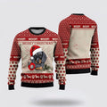 FUNSTUFFPRINT Christmas Dachshund Woof Merry Christmas Ugly Christmas Sweater For Men And Women, Gift For Christmas, Best Winter Christmas Outfit Ugly  Sweater