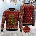 FUNSTUFFPRINT Christmas Eve Ugly Christmas Sweater, Christmas Sweater, Ugly Sweater, Funny Xmas Sweaters Ugly Sweater