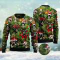 FUNSTUFFPRINT Christmas Goats Ugly Christmas Sweater, Christmas Sweater, Ugly Sweater, Funny Xmas Sweaters Ugly Sweater