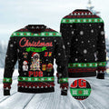 FUNSTUFFPRINT Christmas Is Better With Pug Ugly Christmas Sweater, Dog Ugly Christmas Sweater, Ugly Dog Sweaters Ugly  Sweater