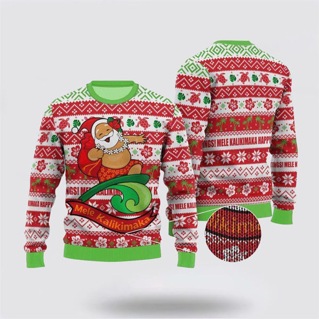 FUNSTUFFPRINT Christmas Santa Clause Ugly Christmas Sweater For Men And Women, Best Gift For Christmas, The Beautiful Winter Christmas Outfit Ugly Sweater