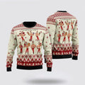 FUNSTUFFPRINT Christmas Seven Sexy Santa Claus Ugly Christmas Sweater For Men And Women, Best Gift For Christmas, The Beautiful Winter Christmas Outfit Ugly Sweater