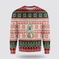 FUNSTUFFPRINT Christmas Tree Made By Cats Ugly Christmas Sweater – Cat Lover Christmas Sweater Ugly  Sweater