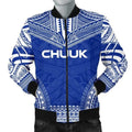 FUNSTUFFPRINT Chuuk Flag Polynesian Chief Men's 3D Bomber Jacket